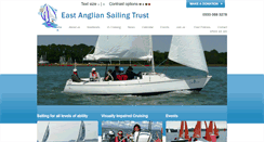 Desktop Screenshot of east-anglian-sailing-trust.org.uk